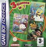 3 Games in 1: Tak and the Power of Juju / Spongebob Squarepants SuperSponge / Rugrats: I Gotta Go Party (Game Boy Advance)
